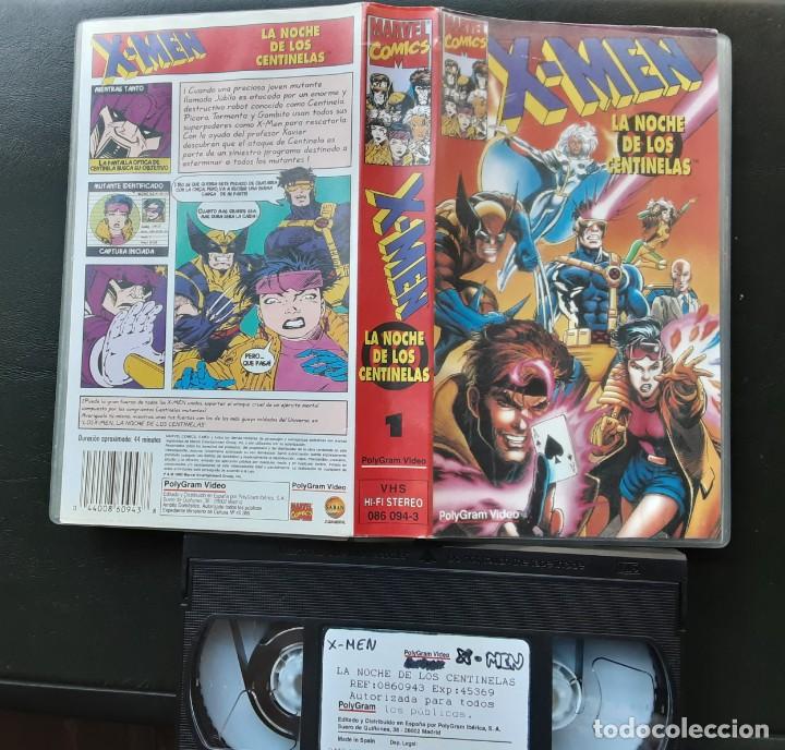 Cine: X MEN LA NOCHE DE LOS CENTINELAS, video visita, POLYGRAM MARVEL 1993