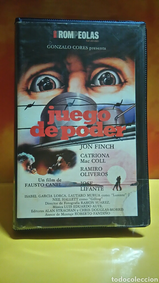 Cine: JUEGO DE PODER - Fausto Canel, Jon Finch - VHS - Foto 1