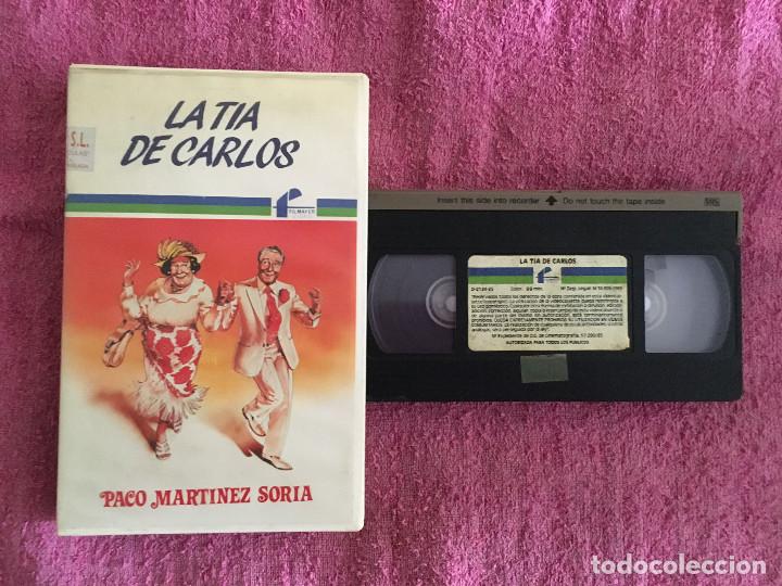 Cine: VHS LA T&Iacute;A DE CARLOS [1982] Ed. FILMAYER SONIDO HI-FI