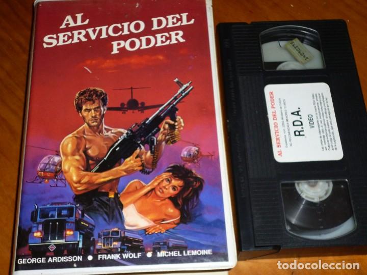 Cine: AL SERVICIO DEL PODER - GEORGE ARDISSON, FRANK WOLF, MICHEL LEMORE - VHS - Foto 1