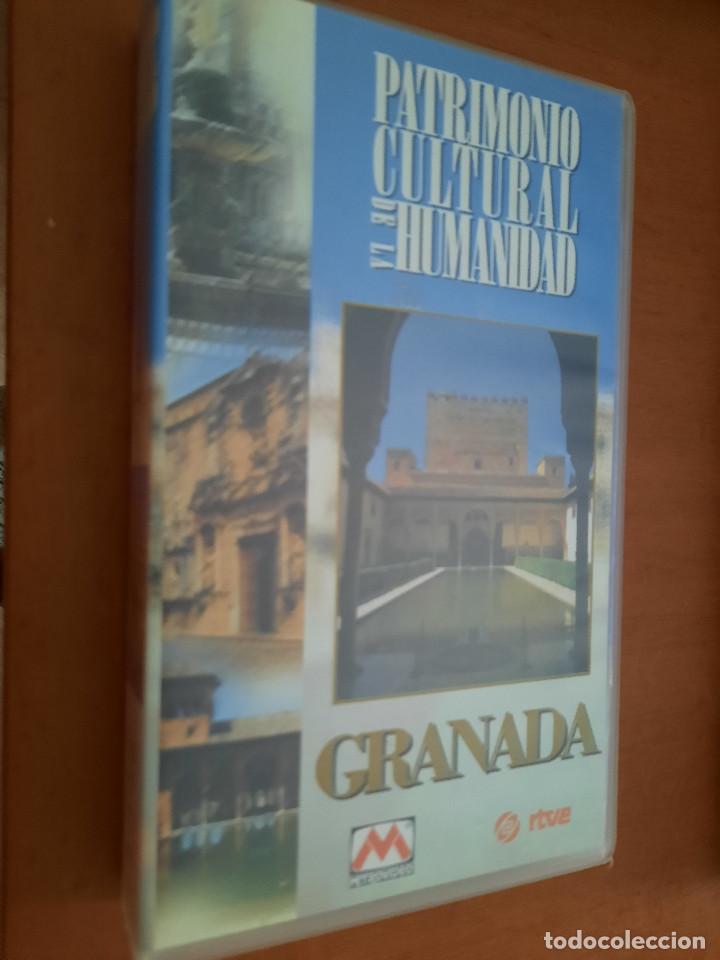 Cinema: PATRIMONIO CULTURAL DE LA HUMANIDAD. GRANADA. RTVE. VHS. BUEN ESTADO