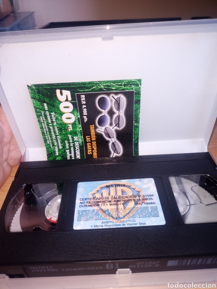 Cine: Matrix vhs Car&aacute;tula 3D - Foto 2