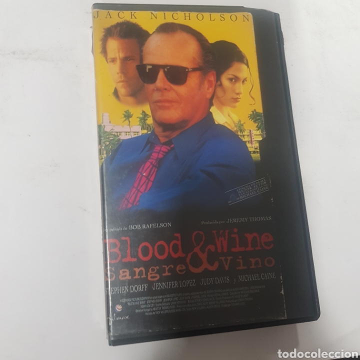 Cine: VHS 1159 sangre y vino -VHS SEGUNDA MANO
