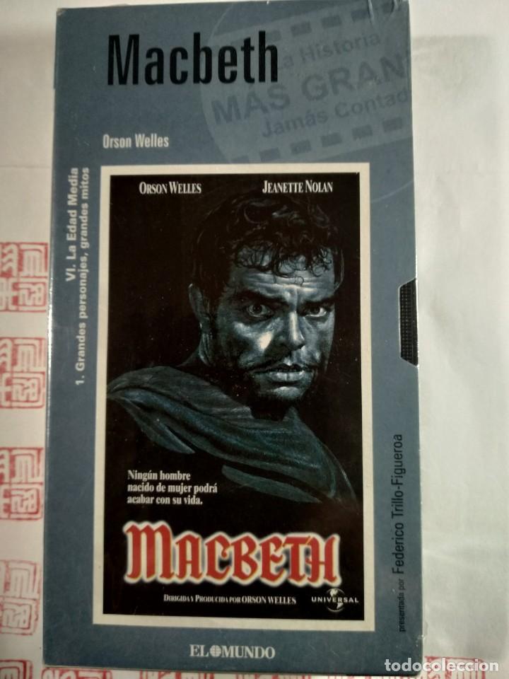 Cine: CINTA VHS Macbeth. Orson Wells - Foto 1