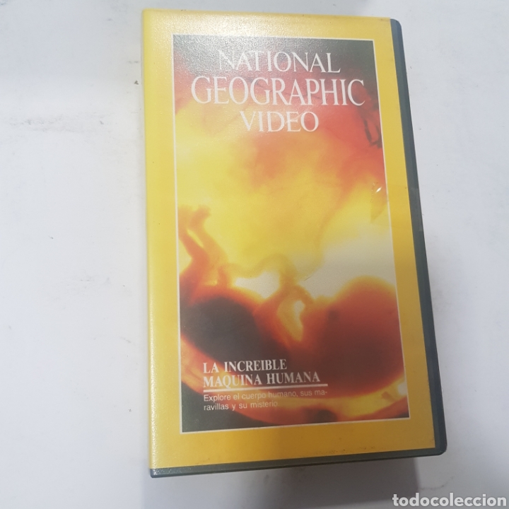 Cinema: VHS 1255 National Geographic la incre&iacute;ble m&aacute;quina humana &nbsp;&nbsp; -VHS SEGUNDA MANO