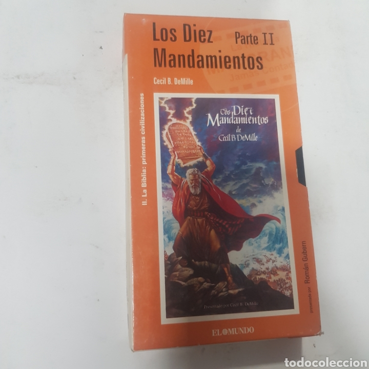 Cin&eacute;ma: VHS 1276 los Diez Mandamientos parte 2 &nbsp;&nbsp; -VHS SEGUNDA MANO