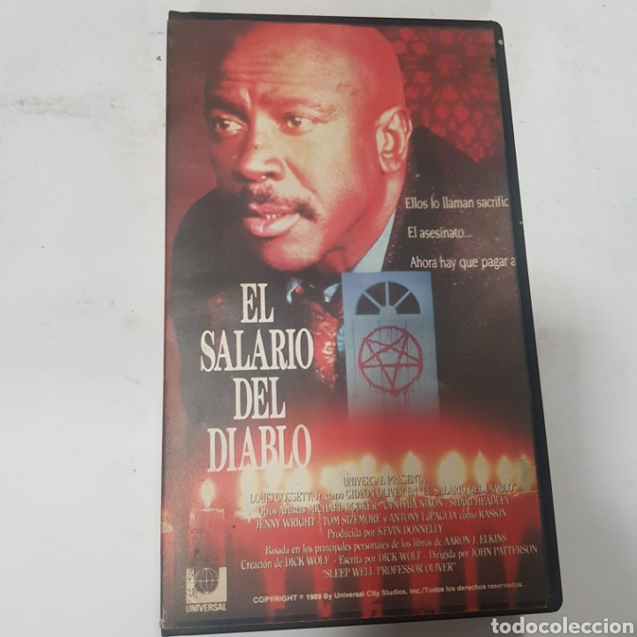 Cinema: VHS 1336 el salario del diablo &nbsp;&nbsp; -VHS SEGUNDA MANO