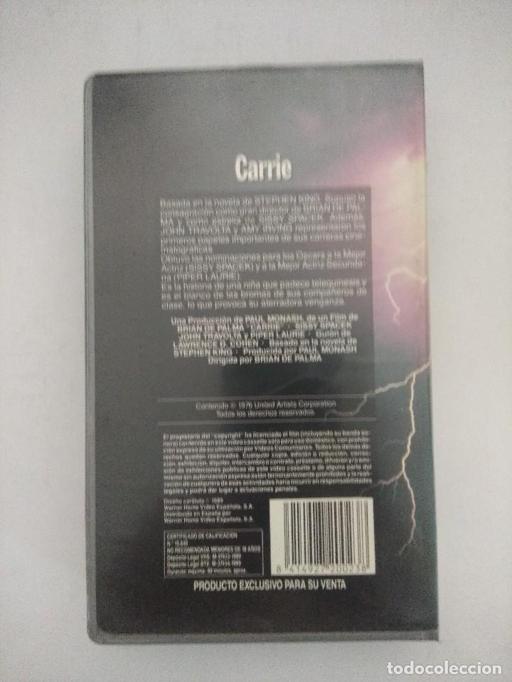 Cine: VHS TERROR/CARRIE. - Foto 2