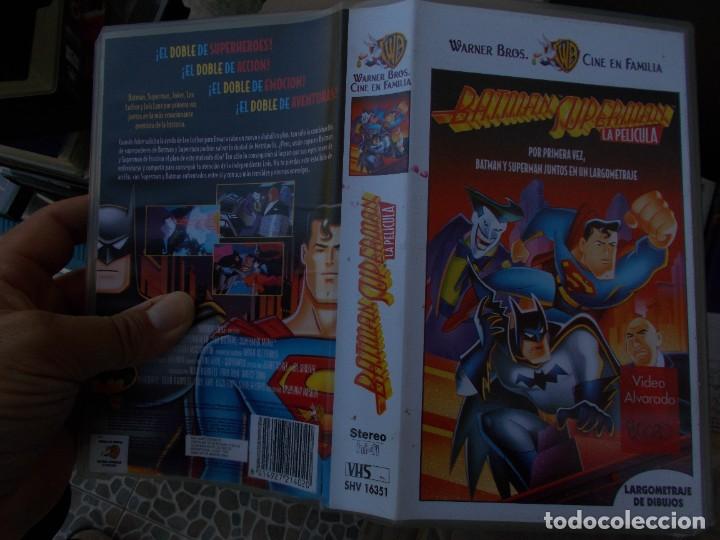 Cine: BATMAN SUPERMAN LA PELICULA ,PELICULA VHS