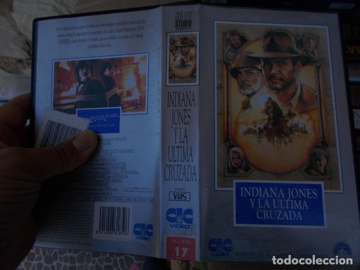 Cine: INDIANA JONES LA ULTIMA CRUZADA, PELICULA VHS.