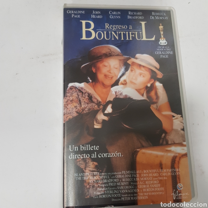 Cinema: VHS 1562 regreso a bountiful -VHS SEGUNDA MANO