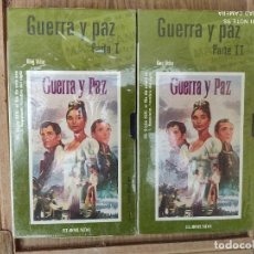 Cine: PELÍCULAS VHS GUERRA Y PAZ,EL MUNDO,HEPBURN,FONDA,MEL FERRER