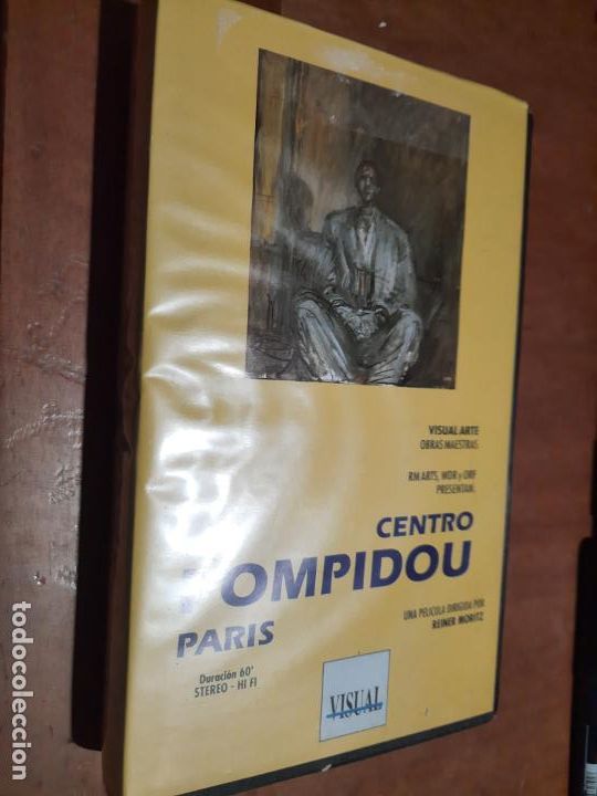 Kino: CENTRO POMPIDOU. VISUAL ARTE. VHS. REINER MORITZ.. BUEN ESTADO. DIFICIL