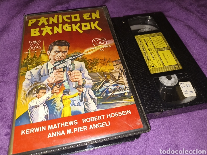 Cine: P&aacute;nico en bangkok- vhs edici&oacute;n videotechnics (e1)