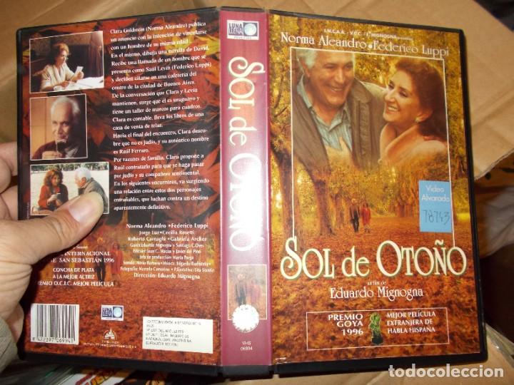 Cine: SOL DE OTO&Ntilde;O , VHS - Foto 1