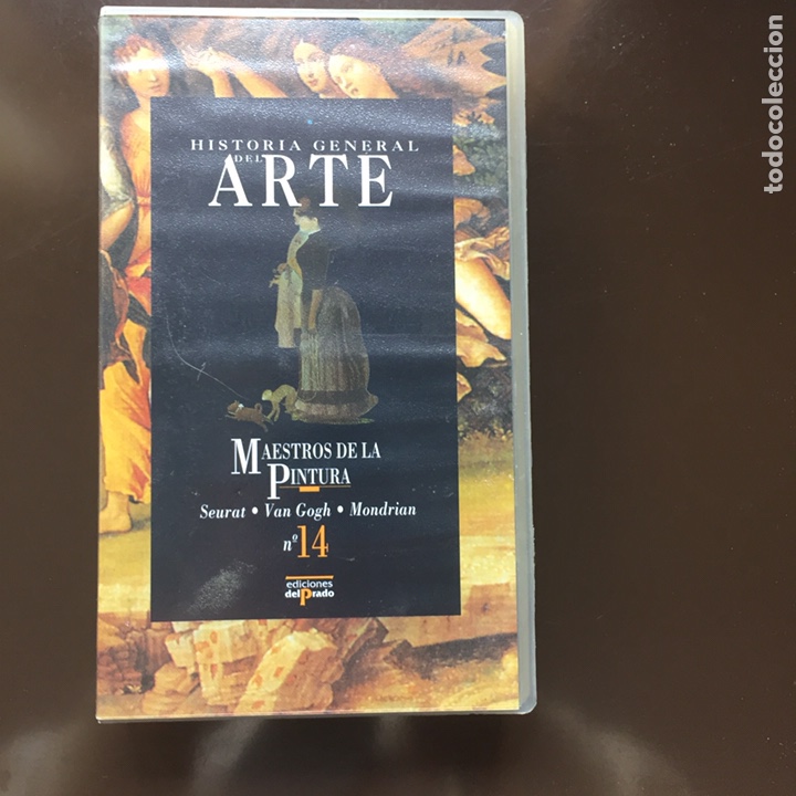 Kino: HISTORIA GENERAL DEL ARTE MAESTROS DE LA PINTURA N&ordm; 14 SEURAT VAN GOGH. MONDRIAN EDICIONES PRADO VHS