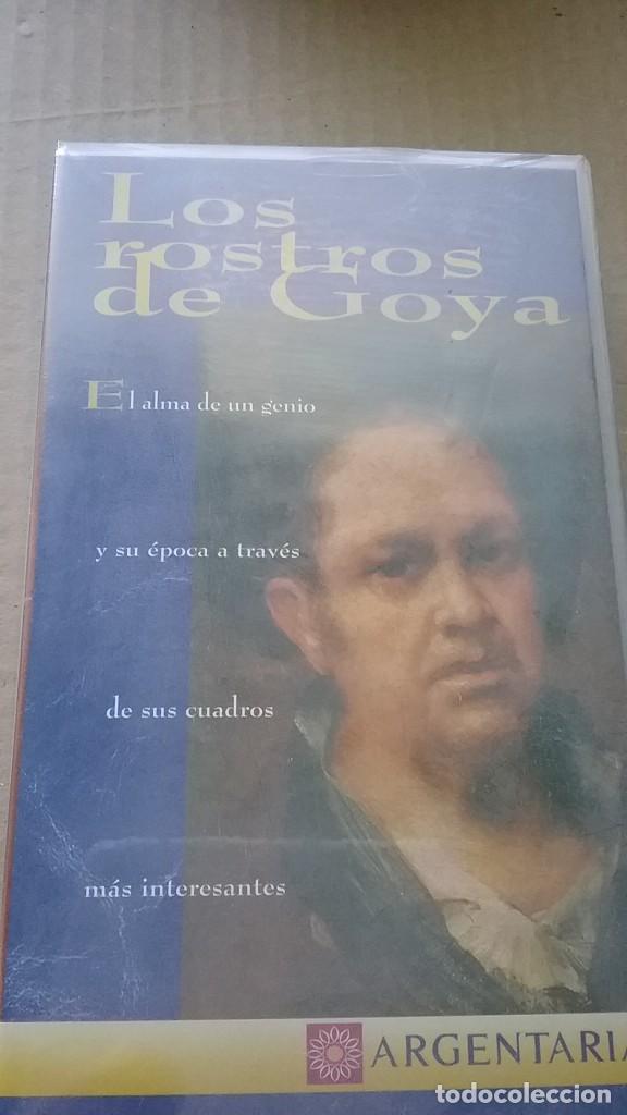 Cine: Los rostros de Goya. pel&iacute;cula Vhs(515)