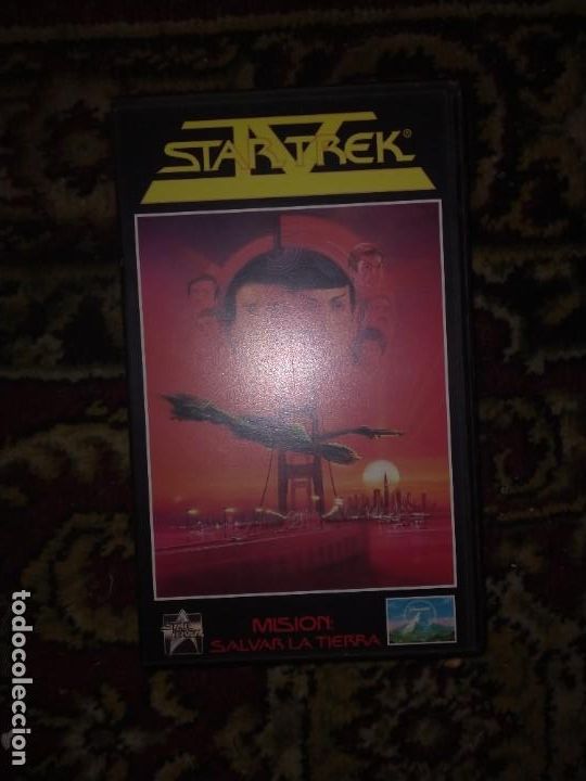 Cine: CINTA VHS STAR TREK MISI&Oacute;N SALVAR LA TIERRA