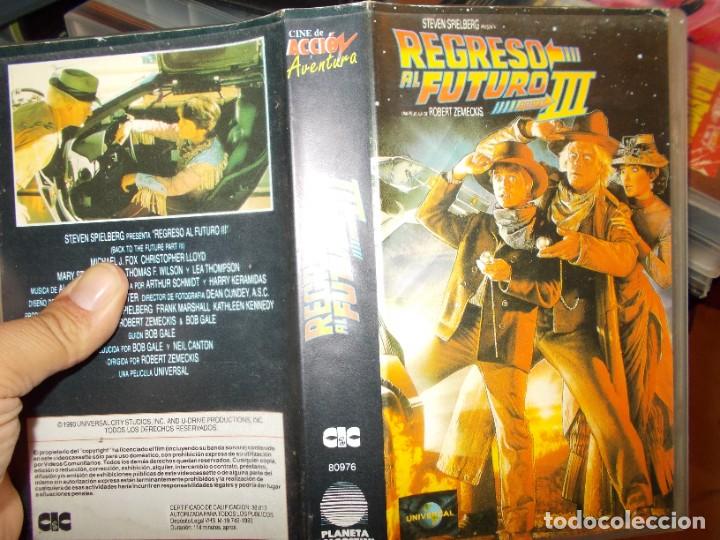 Cine: REGRESO AL FUTURO 3 VHS DISPONEMOS MAS,DE,60.000,EN,VHS,BETA,2000,