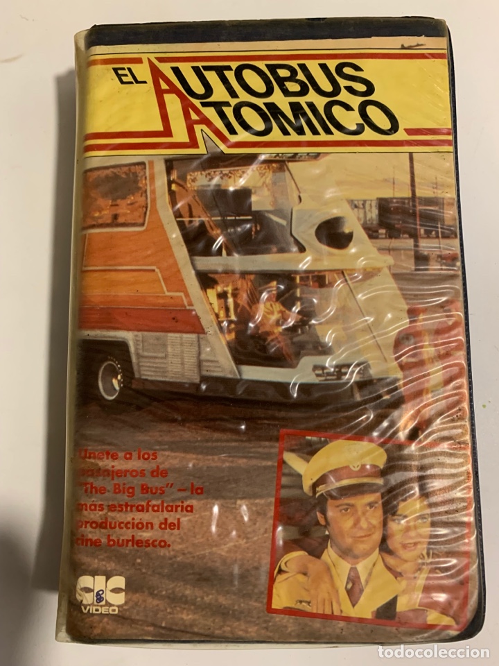 Cinema: Pel&iacute;cula de videoclub VHS el autob&uacute;s atomico a&ntilde;os 80