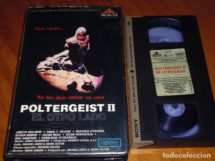 POLTERGEIST II 2 . EL OTRO LADO - BRIAN GIBSON, HEATHER O´ROURKE - TERROR - MGM CAJA GRANDE - VHS (Cine - Películas - VHS)