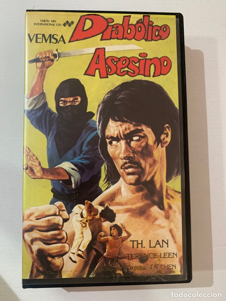 Cinema: Pel&iacute;cula de Video VHS diab&oacute;lico asesino -artes marciales