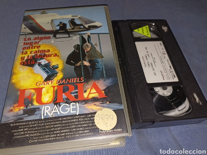 Furia Rage Gary Daniels Vhs Comprar Peliculas De Cine Vhs En Todocoleccion