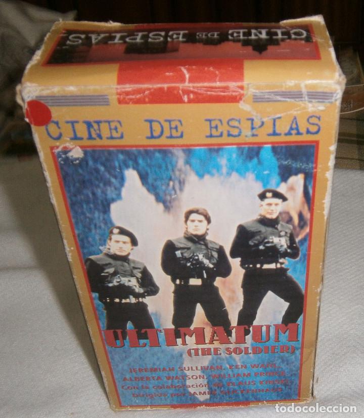 Kino: vhs cine de espias ultimatum (the soldier) 2 vhs