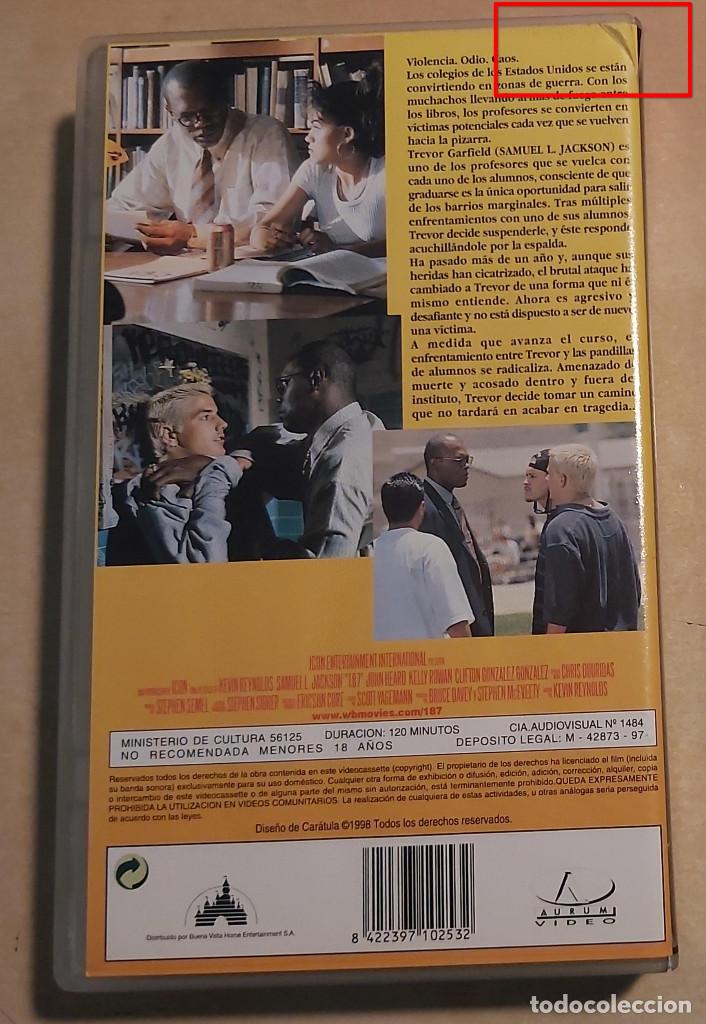 Cine: 187 VHS - Foto 4