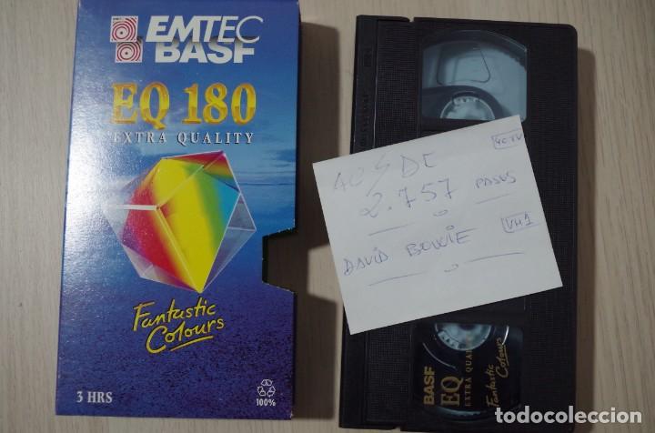 Cine: VHS EMTEC BASF EQ 180 AC/DC Y BOWIE - Foto 2