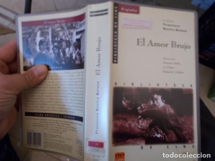 Cine: EL AMOR BRUJO VHS - Foto 1