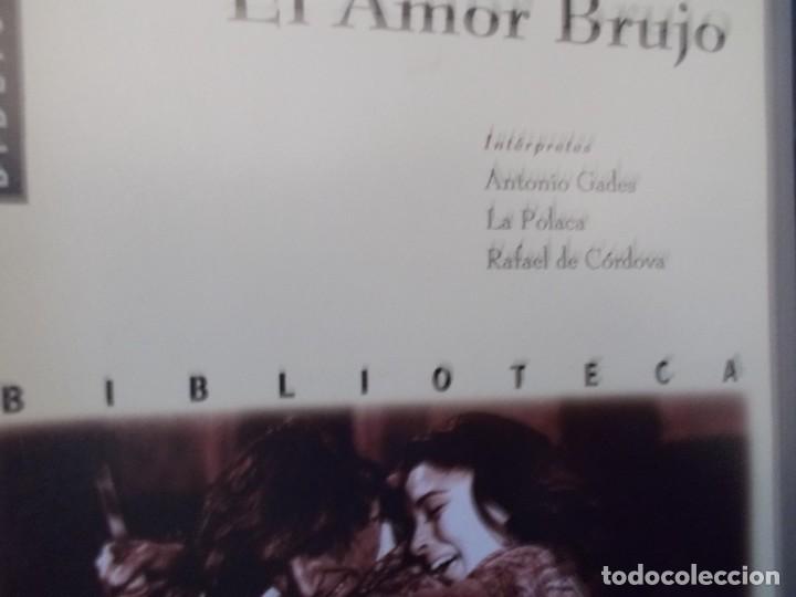 Cine: EL AMOR BRUJO VHS - Foto 2