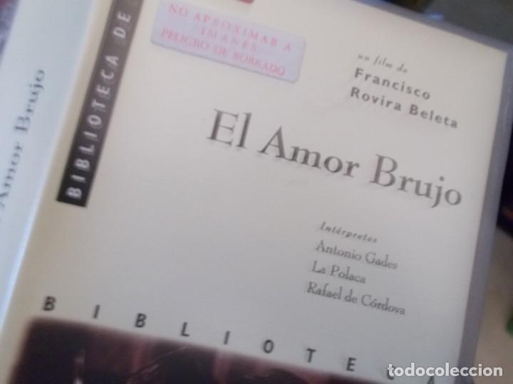 Cine: EL AMOR BRUJO VHS - Foto 3