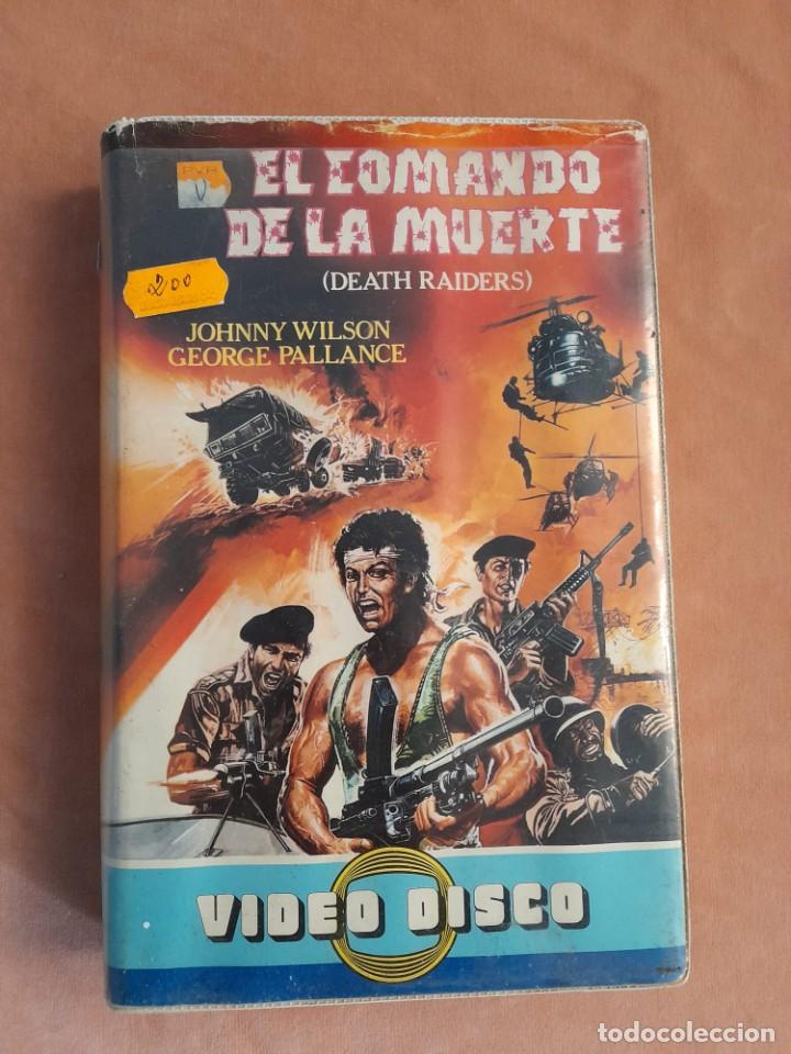 EL COMANDO DE LA MUERTE (DEATH RAIDERS) - JOHNNY WILSON , GEORGE PALLANCE - VHS (Cine - Películas - VHS)