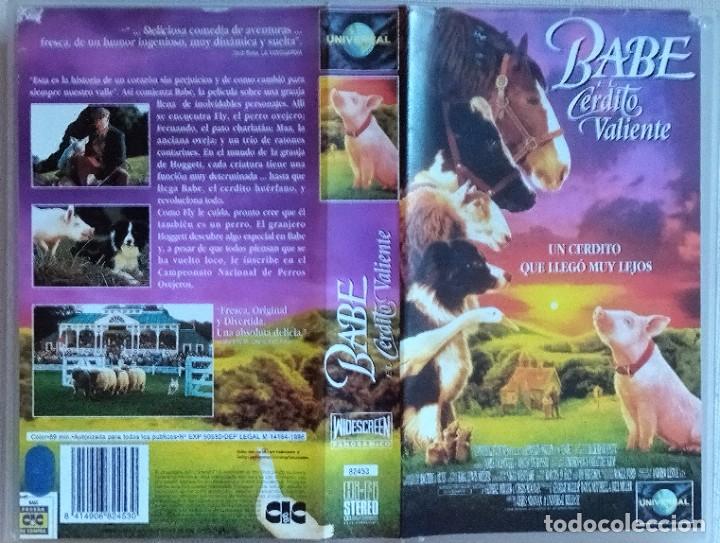 Cine: BABE EL CERDITO VALIENTE. VHS - Foto 1