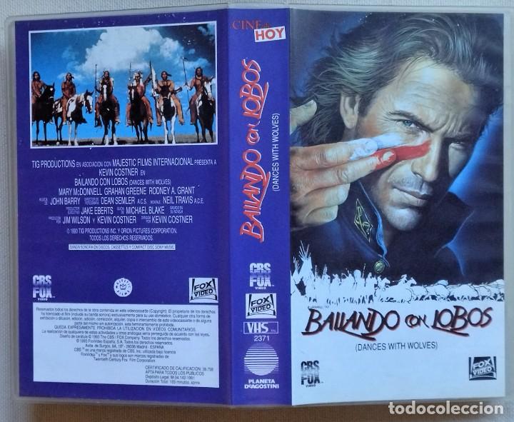 bailando con lobos con kevin costner-vhs - Compra venta en todocoleccion