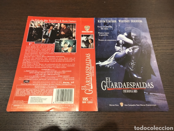 Cine: Car&aacute;tula VHS El guardaespaldas - Foto 1