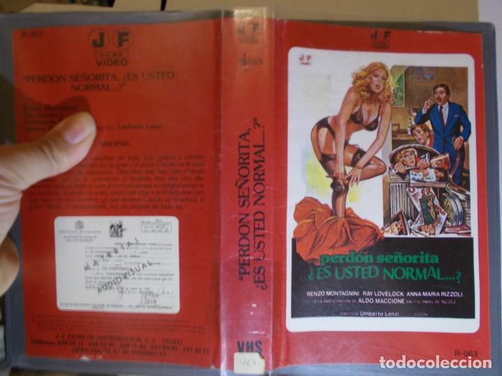 Cinema: PERDON SE&Ntilde;ORITA ES USTED NORMAL VHS CAJA GRANDE 1 EDICION