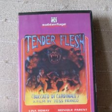 Cine: TENDER FLESH JESS FRANCO VHS SUBTERFUGE (1996). Lote 310643348