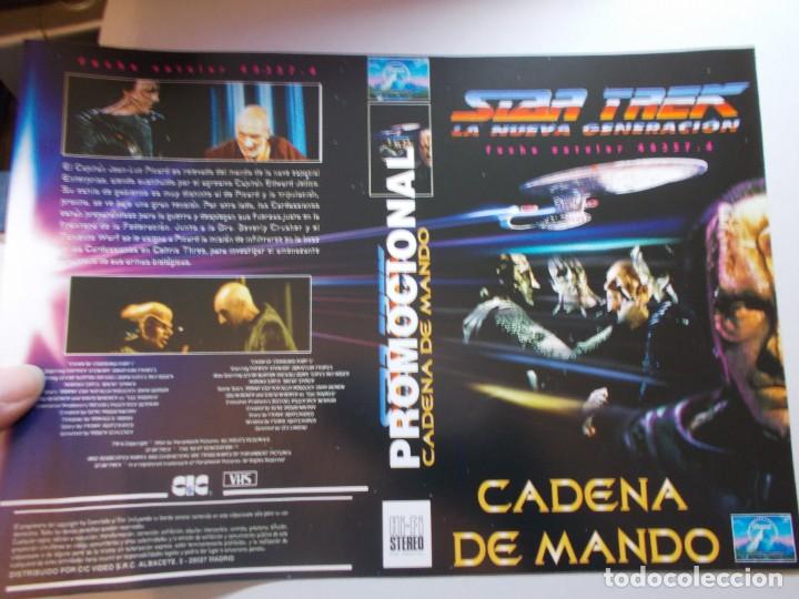 Cine: STAR TREK CADENA DE MANDO&iexcl;&iexcl;&iexcl;SOLO CARATULA CAJA GRANDE SOLO CARATULA &iexcl;&iexcl;