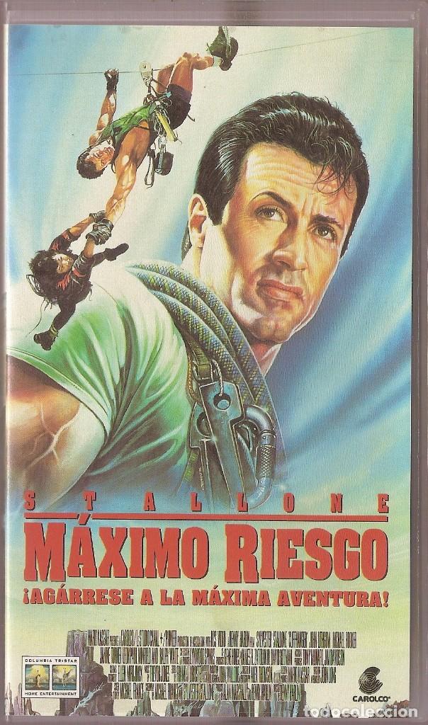 Cine: MAXIMO RIESGO - SYLVESTER STALLONE (CINTA VHS) - Foto 1