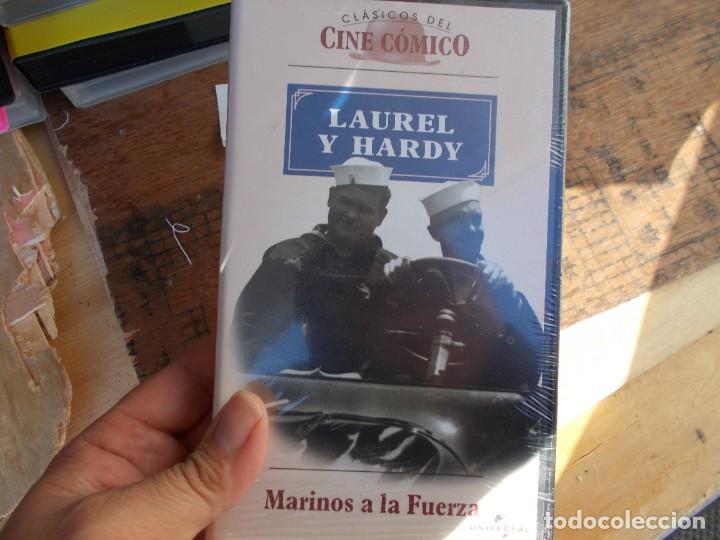 Kino: LAUREL Y HARDY- MARINOS ALA FUERZA -VHS NUEVA PRECINTADA