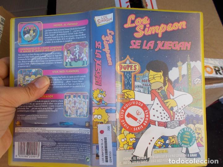 Cin&eacute;ma: LOS SIMPSON SE LA JUEGAN ,VHS ,DISPONEMOS MAS DE 60.000,TITULOS EN VHS BETA,2000,