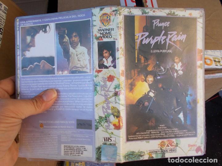 Cin&eacute;ma: PURPLE RAIN LLUVIA PURPURA ,VHS ,DISPONEMOS MAS DE 60.000,TITULOS EN VHS BETA,2000,