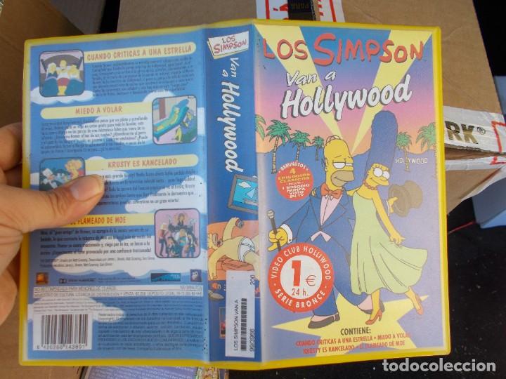 Cin&eacute;ma: LOS SIMPSON VAN A HOLLYWOOD ,VHS ,DISPONEMOS MAS DE 60.000,TITULOS EN VHS BETA,2000,