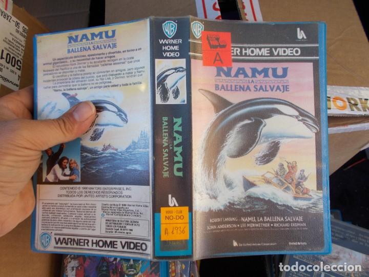 Cin&eacute;ma: NAMU BALLENA SALVAJE ,VHS ,DISPONEMOS MAS DE 60.000,TITULOS EN VHS BETA,2000,