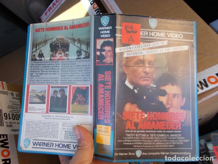 Cin&eacute;ma: SIETE HOMBRES AL AMANECER ,VHS ,DISPONEMOS MAS DE 60.000,TITULOS EN VHS BETA,2000,