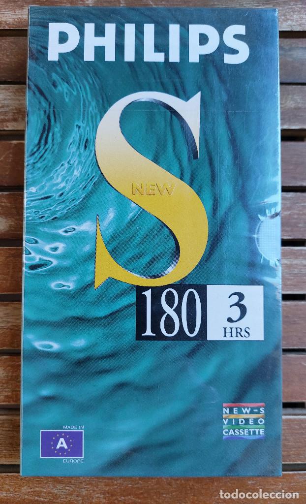 Cine: VHS - CINTA VHS PHILIPS 180 M - 3 Horas - Europa - Cinta virgen para grabaciones en VHS - PRECINTADA