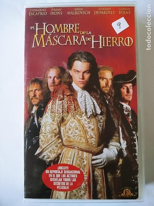 Cinema: CINE PELICULA EN VHS -EL HOMBRE DE LA MASCARA DE HIERRO