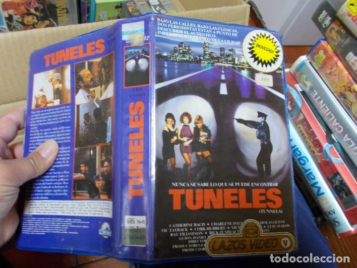 Kino: TUNELES VHS CAJA GRANDE EDICCION VIDEO CLUB,,